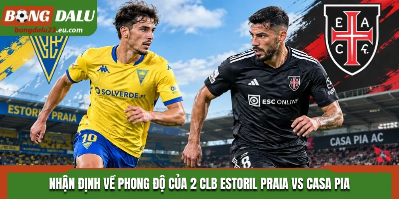 Nhận định về phong độ của 2 CLB Estoril Praia Vs Casa Pia